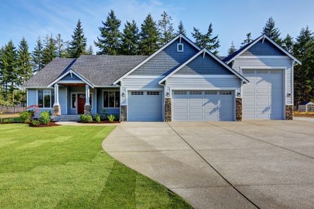 home with new vinyl siding